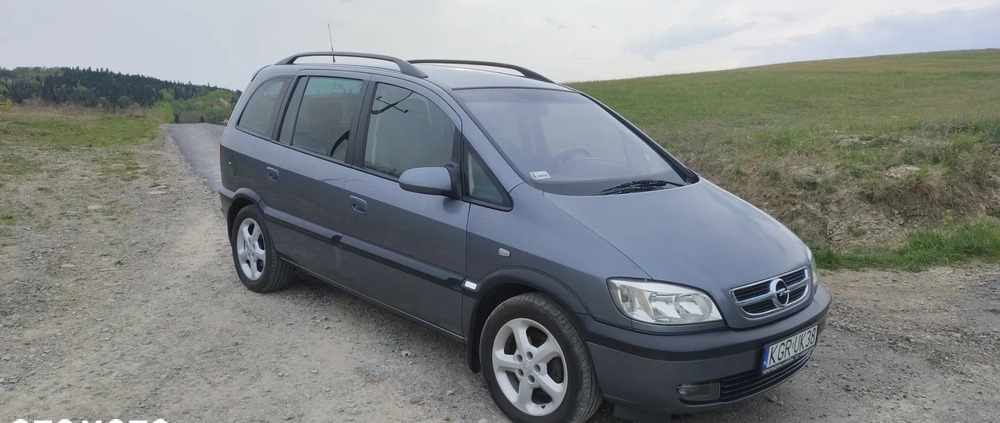 Opel Zafira cena 6999 przebieg: 241473, rok produkcji 2004 z Barcin małe 326